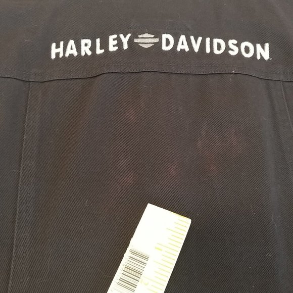 Women's Small S Harley-Davidson Denim Jacket - Picture 8 of 8